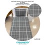 ETEHOMETEX Pamuklu Kapitoneli Yatak Örtüsü Seti TEK KİŞİLİK SAFİR GRİ 8696474232104